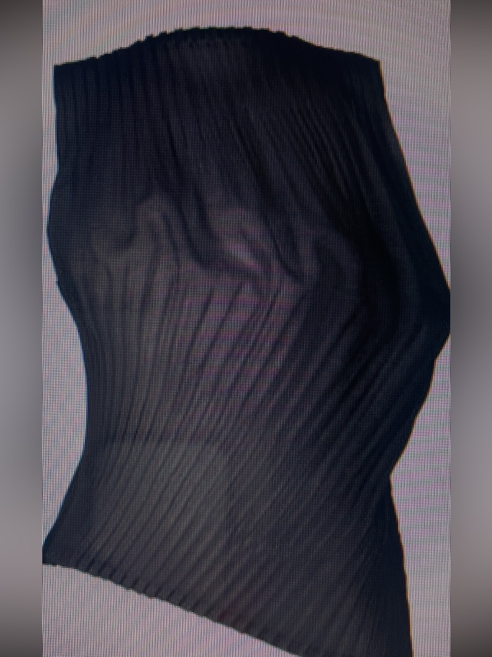 Issey Miyake main Women’s Black Strapless Pleated Top